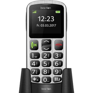 Téléphone portable Téléphone portable pour séniors beafon SL250 argen
