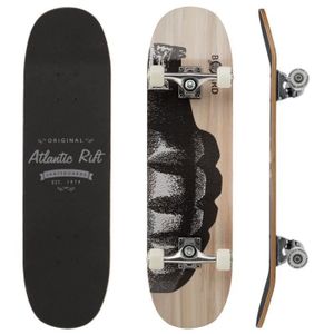 Planche de skateboard vierge en érable - 15 x 60 cm - 7 plis - Bois naturel  - Double queue unie - Concave - Light Deck en vrac - Pour décoration de la