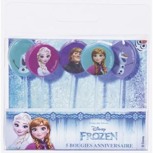 1 Bougie Silhouette Elsa - Reine des Neiges 2 pour l'anniversaire de votre  enfant - Annikids