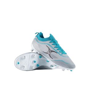 CHAUSSURES DE RUGBY Chaussures de rugby de rugby Gilbert Cage Pace 6S - cool grey/aqua - 48