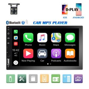 AUTORADIO Podofo 2 Din Car Stereo with Apple Carplay 7'' Tou