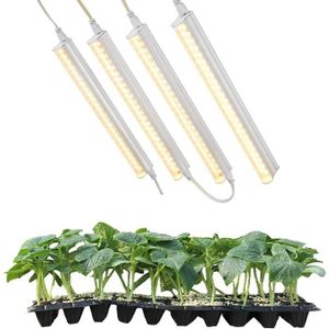 Eclairage horticole T5 LED élèvent des lères pour les plantes d'intérieur, 20 W (4 × 5 W) lère pour plantes à spectre complet, bandes lneuses de cro121