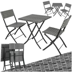 Table Jardin 2 Personnes Resine Tressee Achat Vente Pas Cher