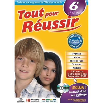 Logiciel éducatif Graines De Génie 11-12 Ans - 2 CD-ROM Français/maths