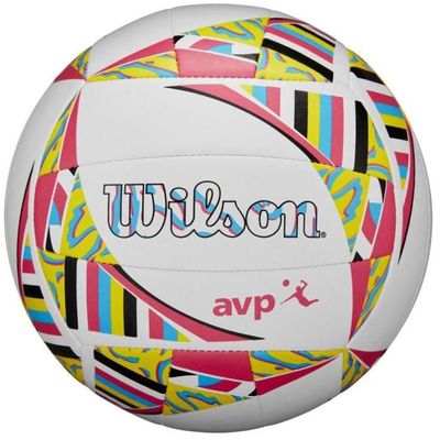 Ballon De Beach Volley Multicolore 21cm - Ballon Entraînement Match Taille 5 Nylon TPU