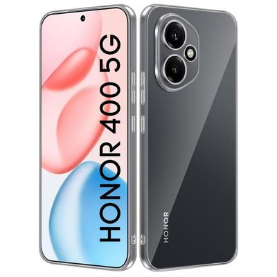 Housse Honor 400 5G Avec Cordon - Coque Silicone Transparente Anti-chute - Collier Ajustable - 14