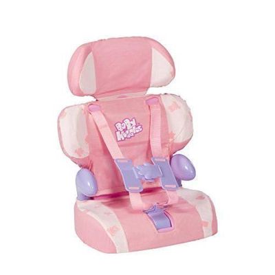 Siège Auto Pour Poupée – Coussins Doux En Fourrure, Ceinture De Sécurité Et Clip De Ventilation – Déco De Voiture Ou Bureau (Violet)