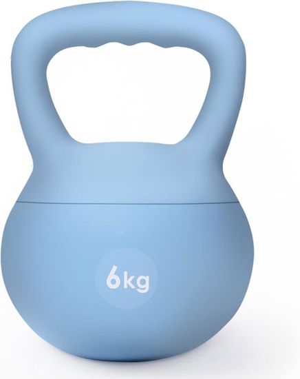 Kettlebell Souple Rempli De Sable - 6 Lbs (environ 2.7 Kg) - Poignée Antidérapante Rose - Neuf