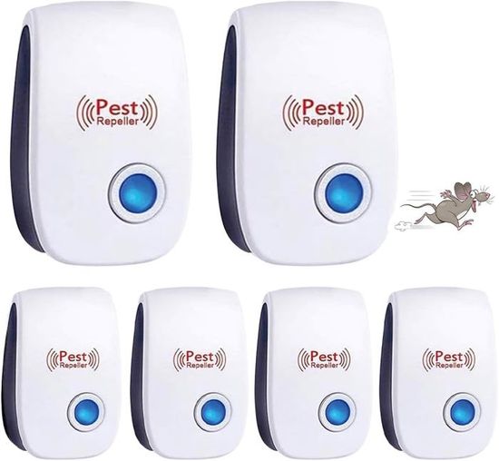 Star-Répulsif Ultrason Anti Moustique Anti-Rongeurs Insectes Électronique Anti Rats Souris