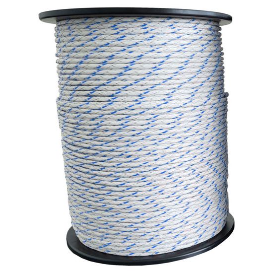 Corde De Clôture électrique En Polyfil Avec Fil Acier Inox - Conductivité élevée - Pour Ferme, Ranch, Animaux - Couleur Vive