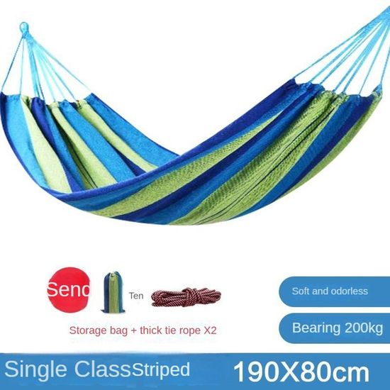 Hamac de Camping avec moustiquaire, hamac Simple et Double léger, Portable en pour 2 Personne pour Le Camping, la randonnée, la Survie, Les Voyages