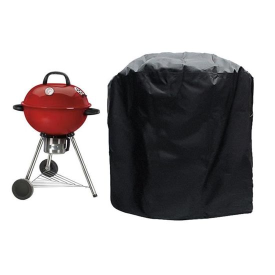 Housse pour Barbecue Rond, Housse de Protection pour Barbecue, Housse  Barbecue Extérieur, BBQ Cover Imperméable Anti-UV Anti-poussière, 71×73cm,  Noir : : Jardin