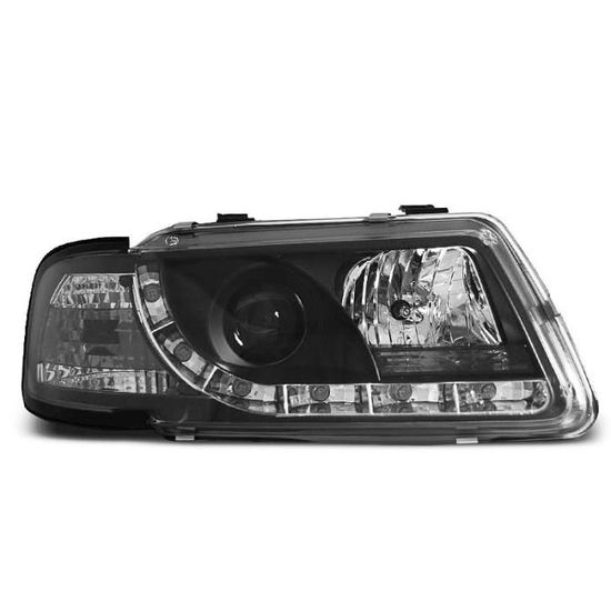 Shop Import Paire de Feux phares U22 A3 8L 00-03 Angel Eyes Noir