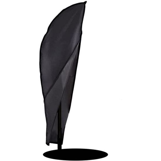 Housse Parasol Imperméable Avec Fermeture éclair - Pour Parasols 2,1 à 3,4 M - Résistante Au Vent