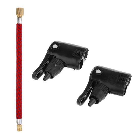 2 x Vanne Adaptateur pour gonfler les roues de vélo pompe à vapeur Connecteur Réducteur
