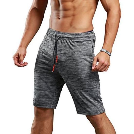 Short De Sport Homme Susenstone - Taille Élastiquée - Style Cargo Baggy - Pour Fitness, Plage, Casual