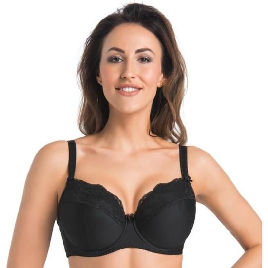 Soutien-gorge bustier noir femme | La Halle