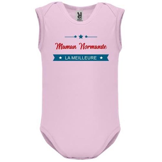 Body Bébé Fille Mini Normande – Trop Fièr.e De Sa Normandie ! Body Humour Naissance Cadeau Original
