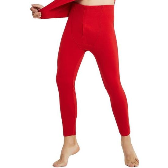 Homme Sous-vêtements Caleçon long Sans Couture Caleçon ultra chaud Caleçon  Thermiques d'hiver, grande taille rouge Rouge - Cdiscount Prêt-à-Porter