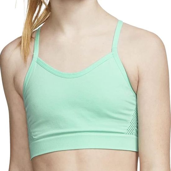 Brassi re Nike Seamless Dry Vert Coupe ajust e Bretelles