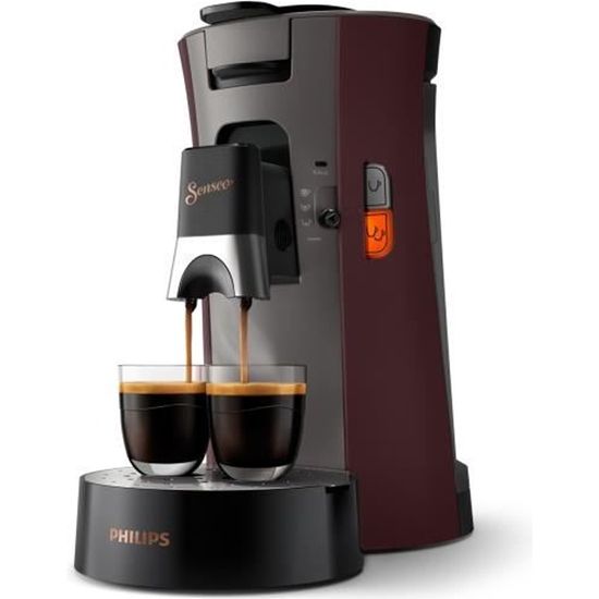Machine à café dosette - PHILIPS - SENSEO SELECT CSA240/81 - Intensity Plus - Booster d’arômes - Crema plus