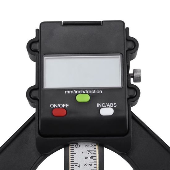 Jauge De Profondeur Numérique LCD Sur Pied Magnétique - Plage 0-80 Mm, Précision 0.1 Mm, Pour Tables De Toupie Et Réglages Précis