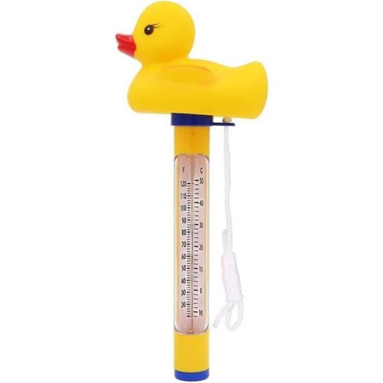 Thermomètre Flottant Pour Piscine, Aquarium - Plage 0 à 40°C, étanche, Facile à Lire - 10