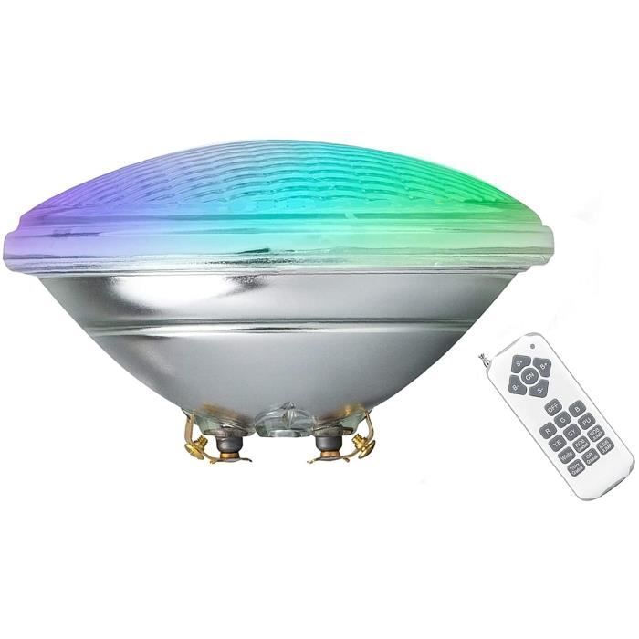 Ampoule LED PAR56 pour piscine, RGBW eclairage piscine IP68 12V lumiere