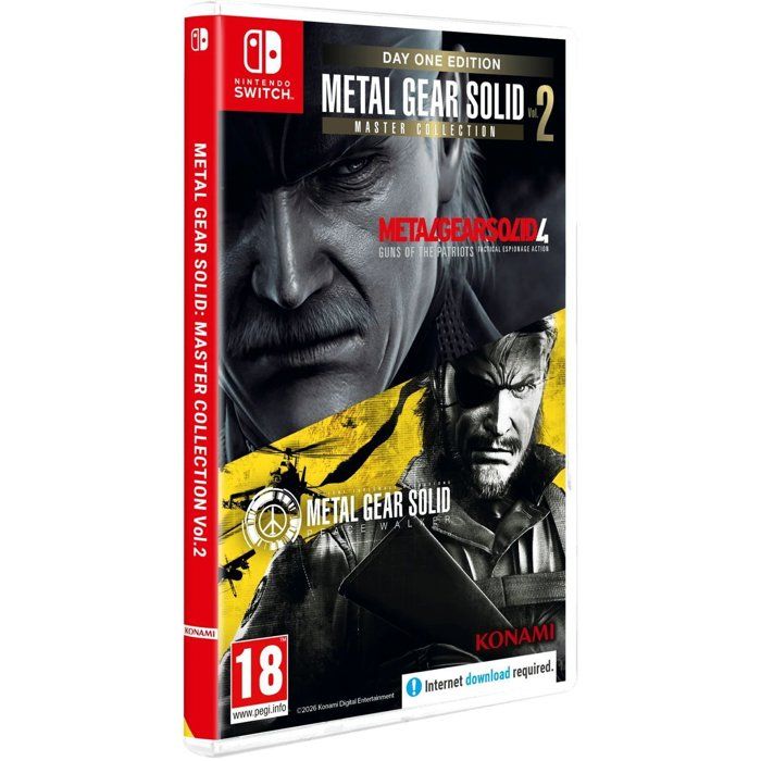 Metal Gear Solid Master Collection Vol. 2 - Day One Edition - Jeu Nintendo Switch