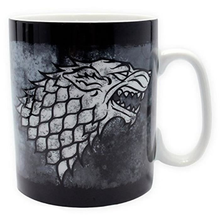 Mug Games Of Thrones - 460 ml - Stark - porcl. avec boîte - ABYstyle