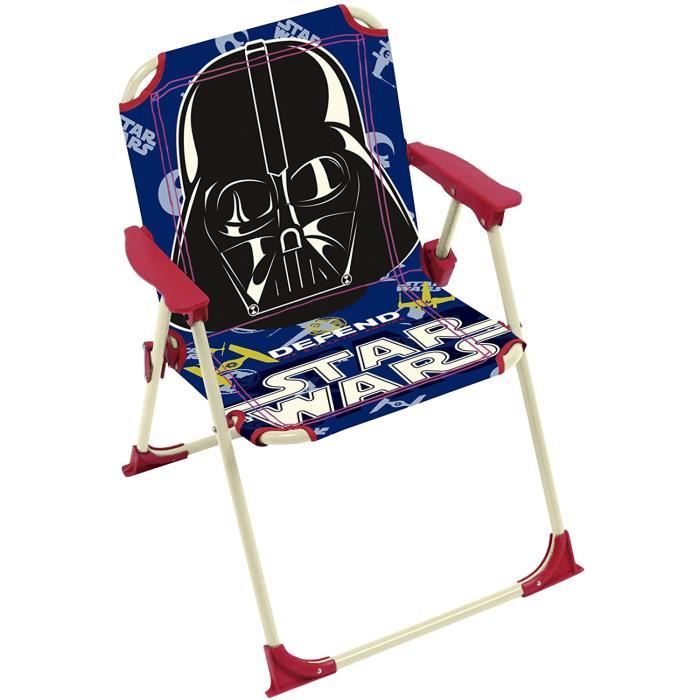 Chaises et fauteuils pour enfants ARDITEX 009464 Chaise Pliante pour Enfant Sous Licence Star Wars en Métal et Tissu Mai 272855
