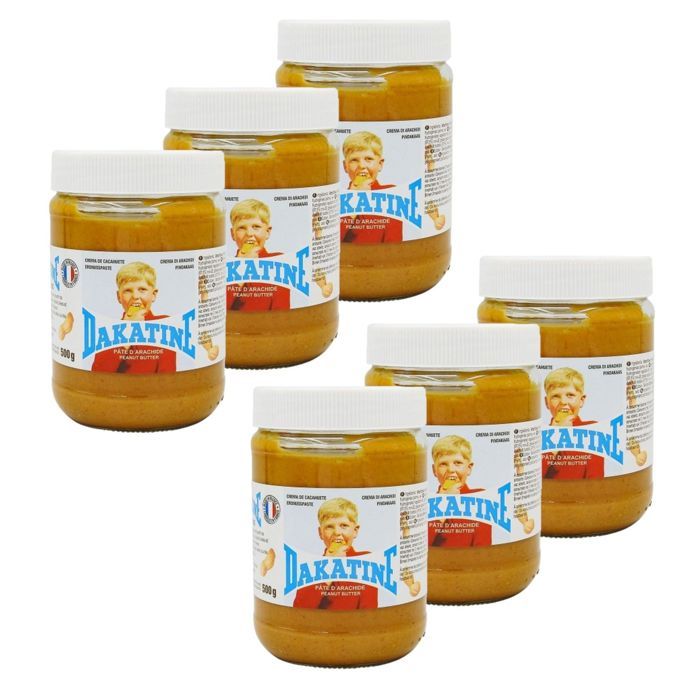 Lot 6x Pâte d'arachide - pot 500g