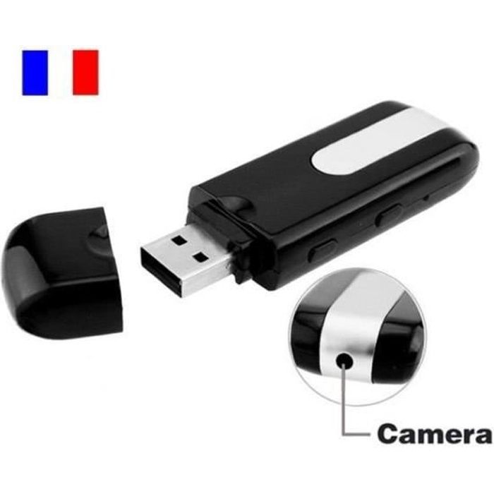 CLE USB CAMERA ESPION vidéo HD 1280x960pixels carte micro sd 16 GO incluse