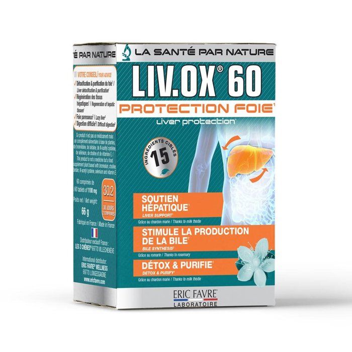 Eric Favre - LIV.OX® 60 - Pour une Detox du foie efficace