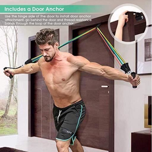 Bandes de Resistance Elastiques Musculation Set Fi