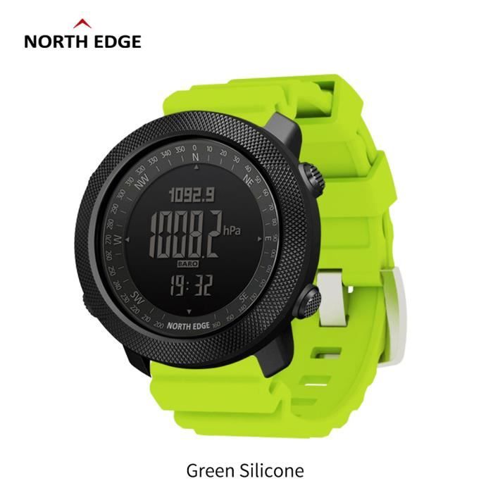 J North Edge APACHE Sports Smartwatch étanche 50 m natation altimètre baromètre boussole escalade militaire montre intelligente La