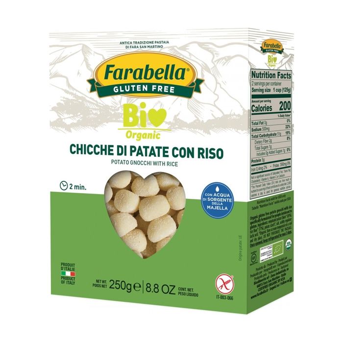 FARABELLA BIO - Gnocchi de pommes de terre au riz 250 g