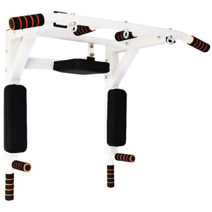 DIP STATION Barre De Traction Et Station Dimmersion Fixeacutees Au Mur Eacutequipement dexercice De Tour De Puissance Robuste 2064