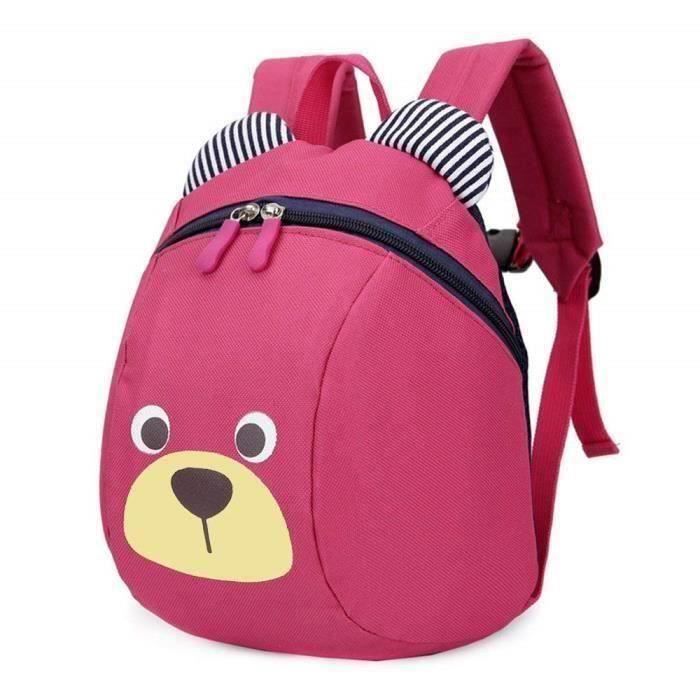 Mini Sac à dos école Maternelle Enfant Bébé Filles tout-petit Sac Garçons Kindergarten Backpack Toddler avec sangles de sécurité