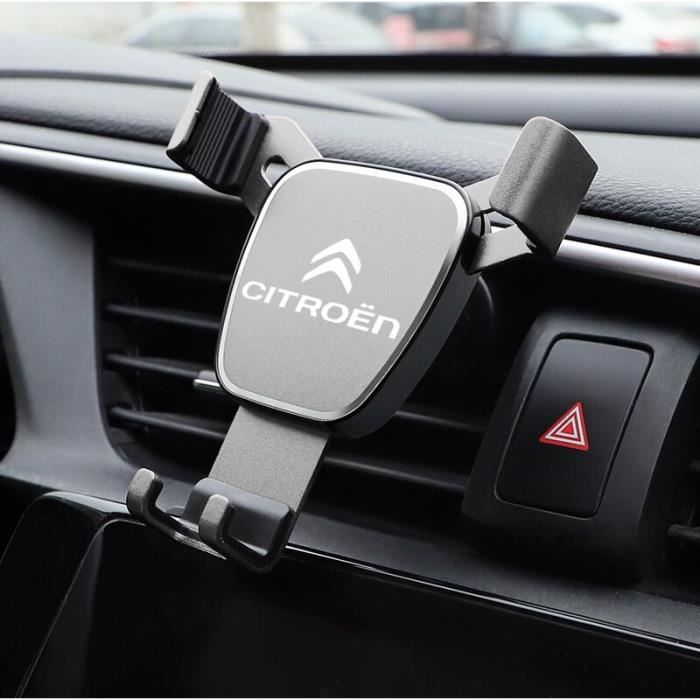 Accessoires Voiture,Support de téléphone de voiture pour citroën C1 C8 C2 C3 C4 C5 C6 Cactus Vts, nouveau Style, - Type Silver