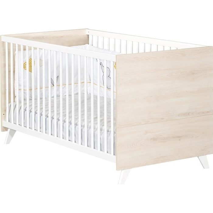 Babyprice - SCANDI NATUREL - Lit Evolutif Little Big Bed 140x70