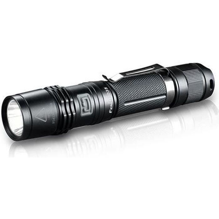 Fenix PD35, Lampe torche, Noir, Aluminium, IPX8, LED, 50000 h