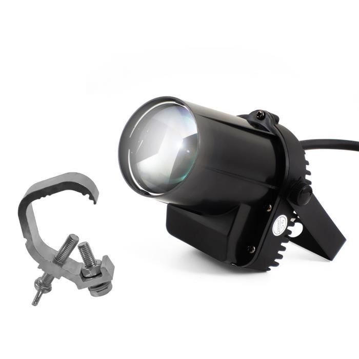 Mini projecteur - jeu de lumière ou décoration - à Led 5W CREE Blanche + Crochet
