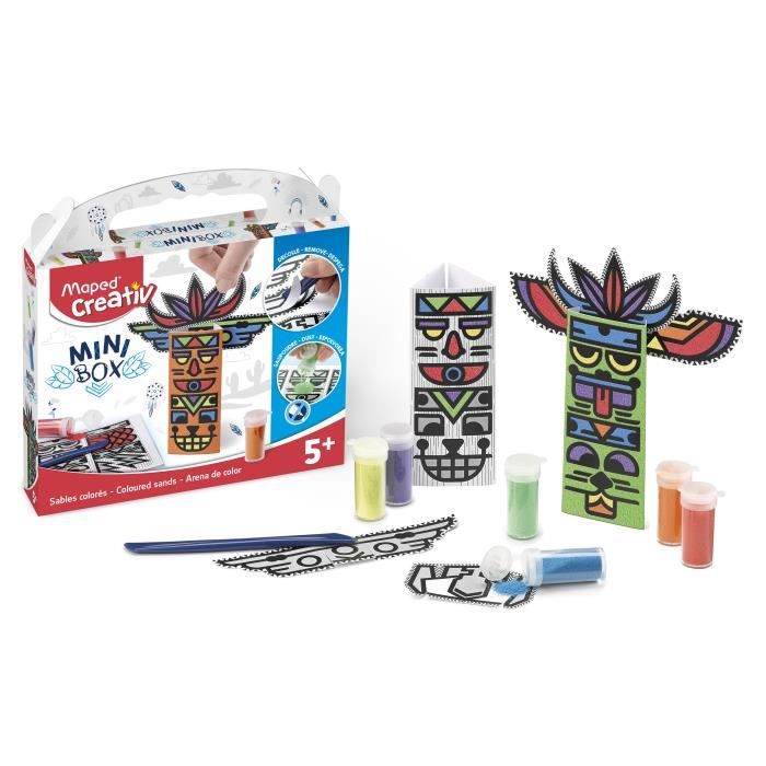 MAPED CREATIV - Mini Box - Sables Colorés à construire