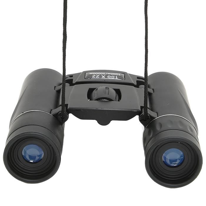Garosa jumelles pliantes 100x22 Jumelles puissantes 100x22 HD pour IPhone X 8 7 6 6S Plus 5 télescope binoculaire pliable pour