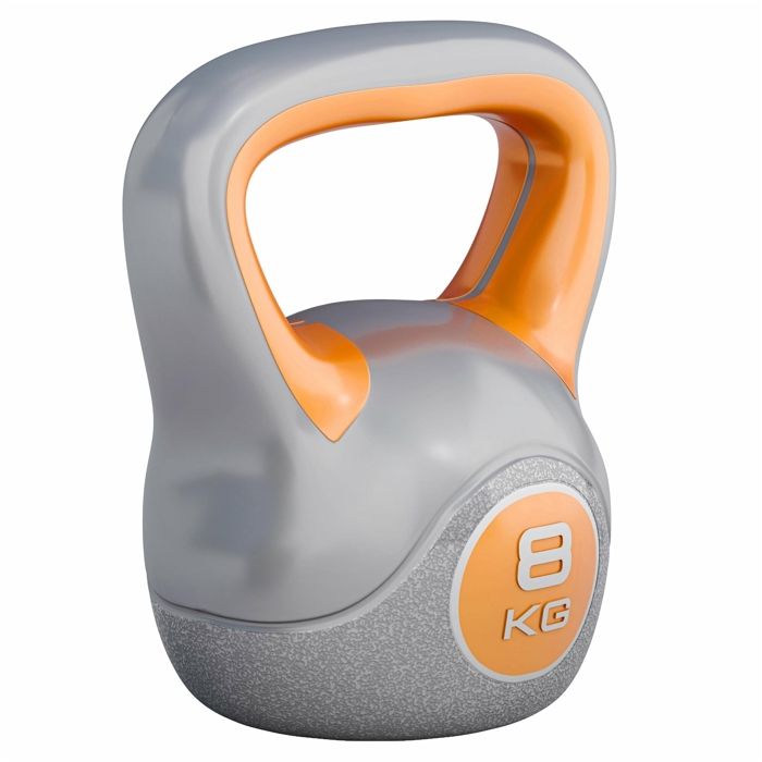Gorilla Sports Poids Kettlebell 8kg plastique s…