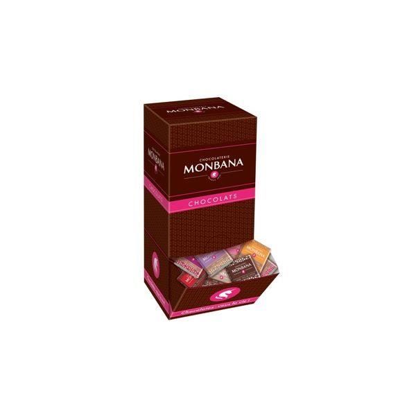 Carrés de chocolat Lait Cereales Monbana (X200) U