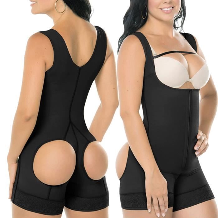 PANTALON DE RUNNING - LEGGING DE RUNNING - COLLANT DE RUNNING Maillot de corps sans couture pour femmes Body Shaper Faja à corps