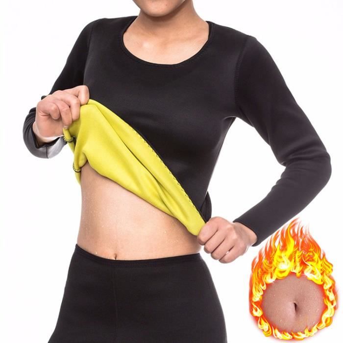 Femmes Sudation Minceur Gilet pour Perte de Poids en Néoprène Sauna Sports Haut