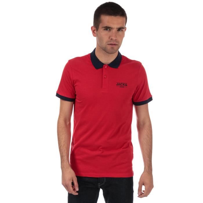 Polo Jack & Jones Tony Pour Homme En Rouge